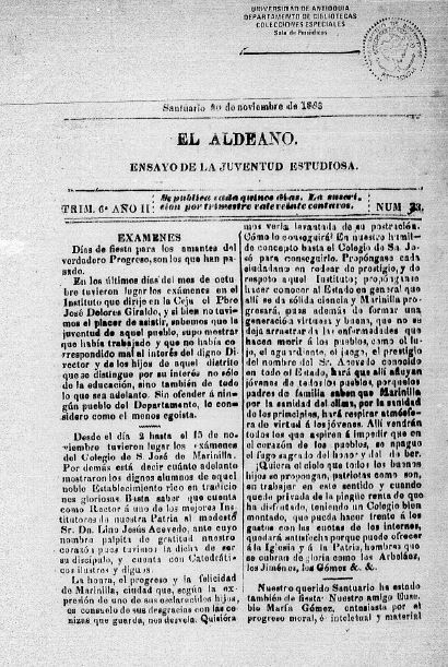 El Aldeano 33 - 1883 Noviembre