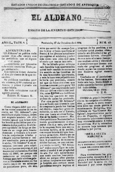 El Aldeano 45 - 1884 Octubre (1)